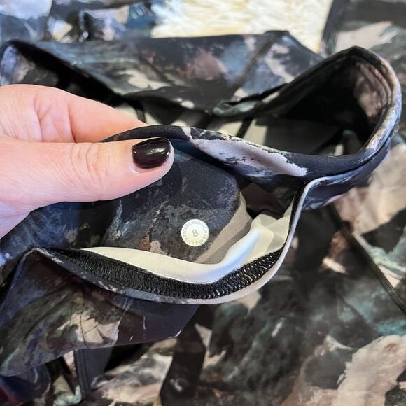 Lululemon Size 8 Fast Free Tight II 25" Non-Reflective Glacier Camo Starlight - Picture 6 of 14